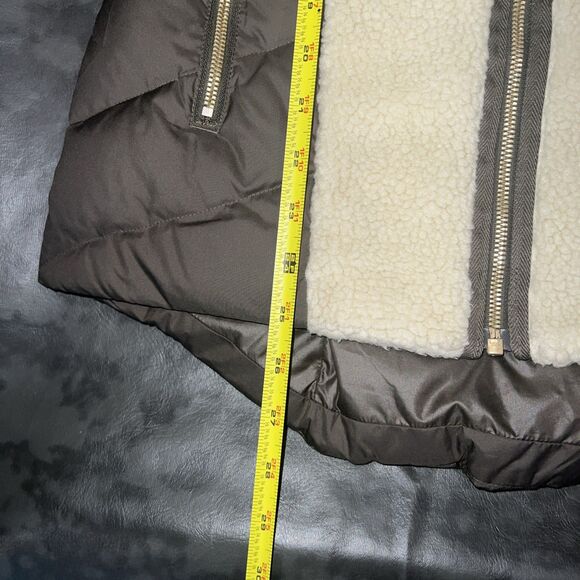 Athlete Faux Fur Puffer Vest Xs Winter Cozy Boho Cottage Core - Picture 6 of 11